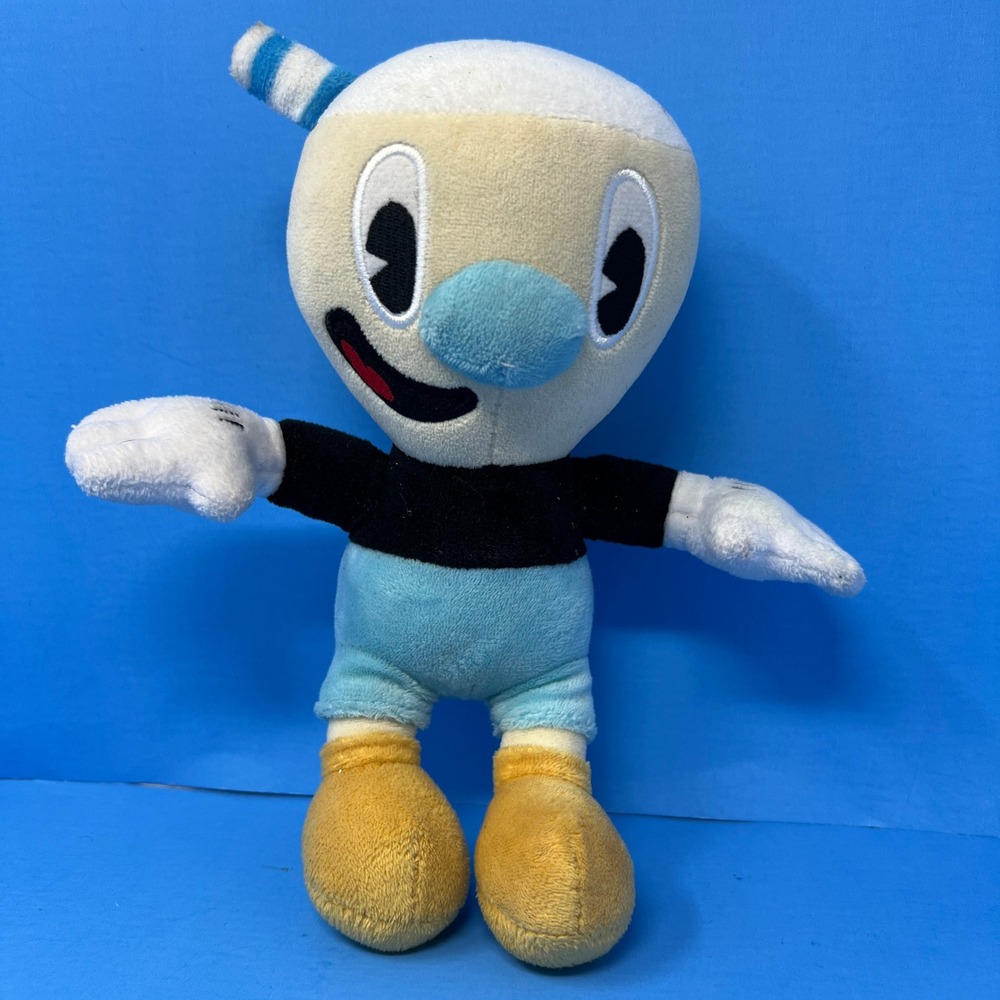 Cuphead Mugman Plush Toy Video Game Character Funko 9 inch Stuffed Toy